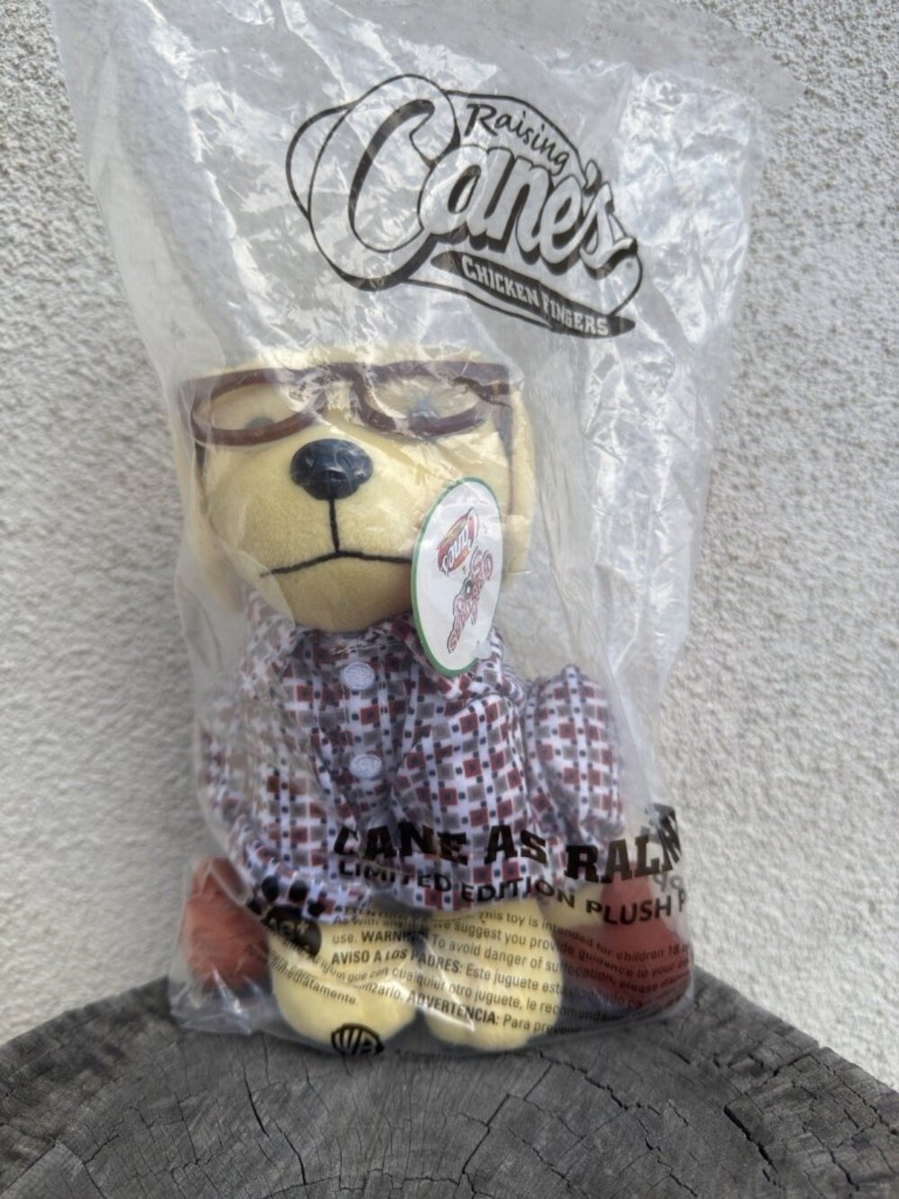 Raising Cane’s Cane as Ralphie Plush A Christmas Story Limited Edition 2025 NIP